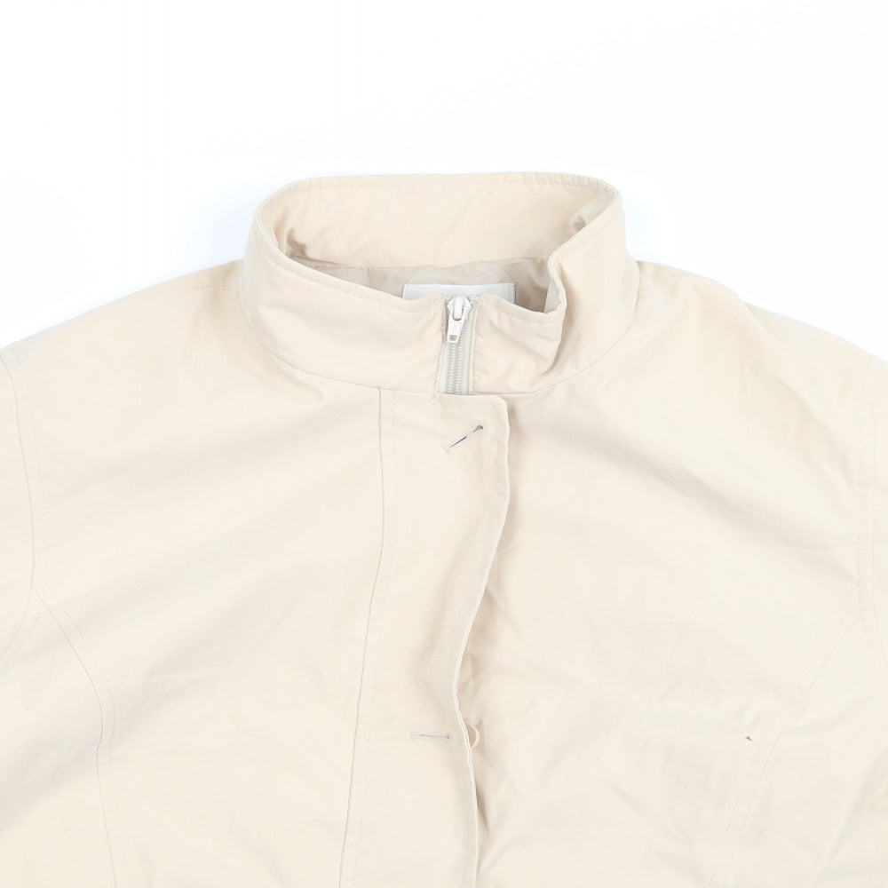 Marks and Spencer Womens Beige   Overcoat Jacket Size 16