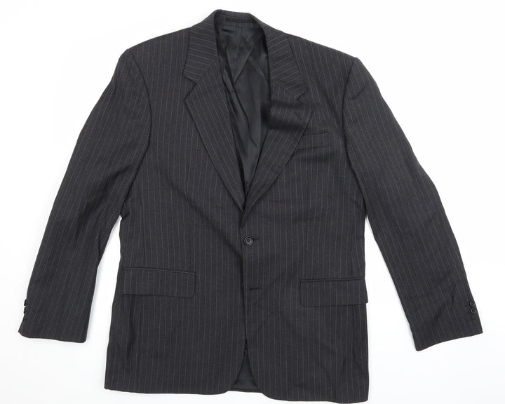Coes Mens Black   Jacket Blazer Size 42