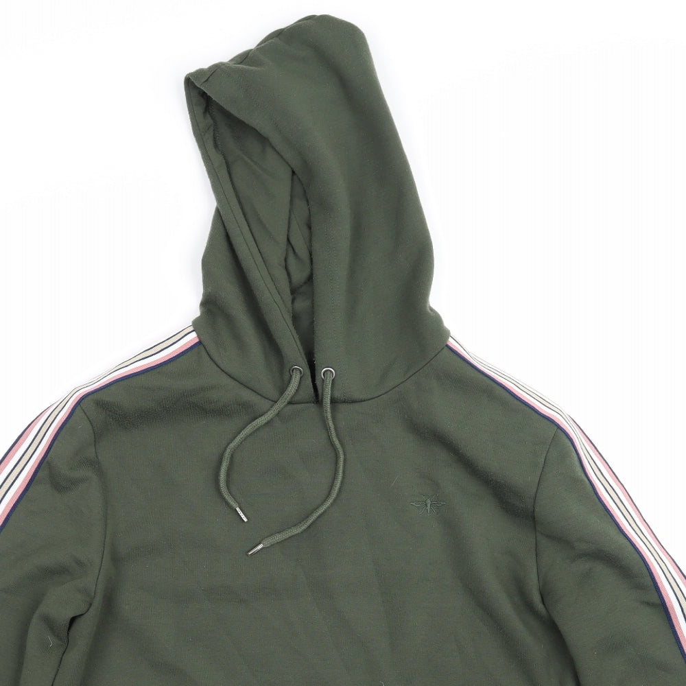 River Island Mens Green   Pullover Hoodie Size M