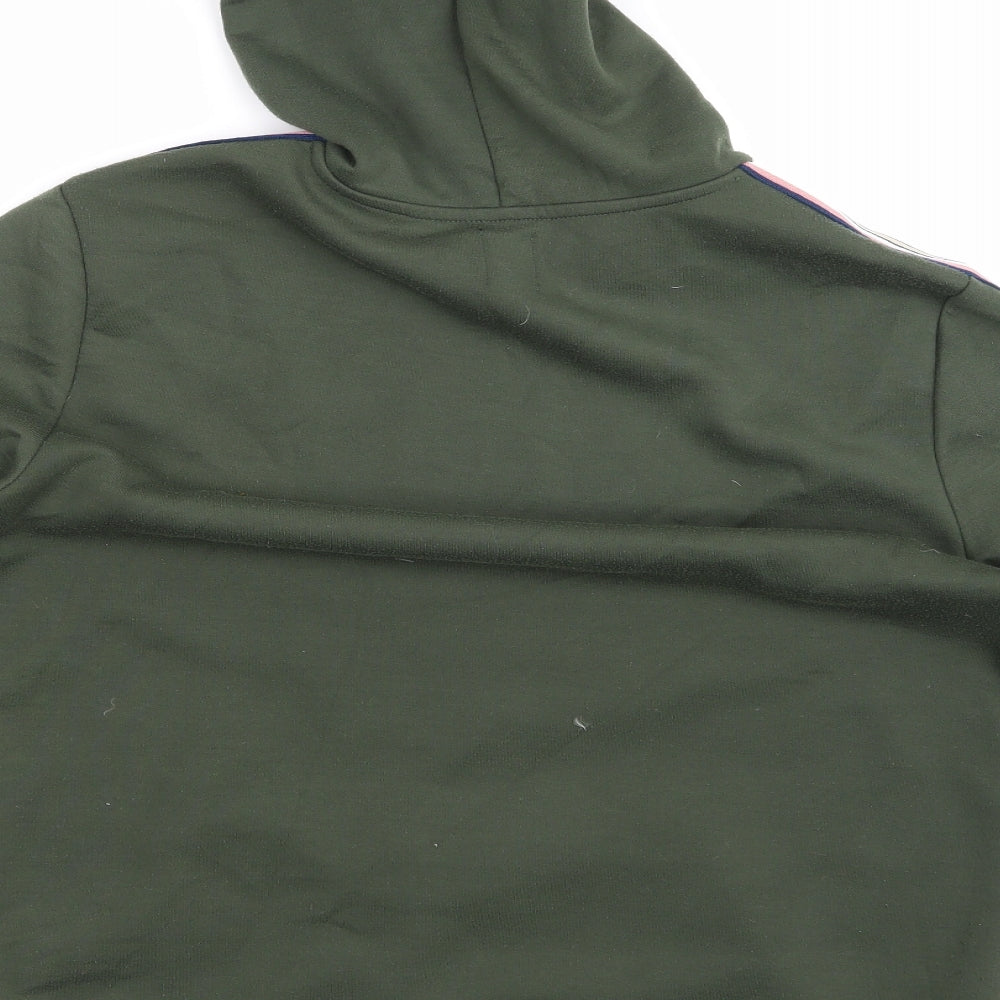 River Island Mens Green   Pullover Hoodie Size M