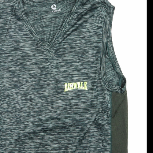 AIRWALK Mens Green   Pullover Tank Size L
