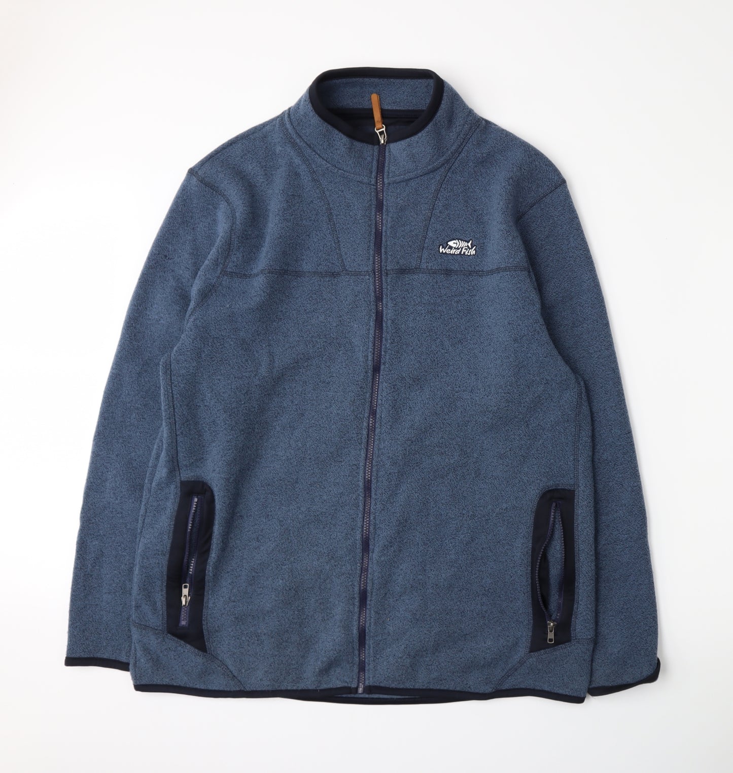 Weird Fish Womens Blue  Fleece Jacket  Size XL