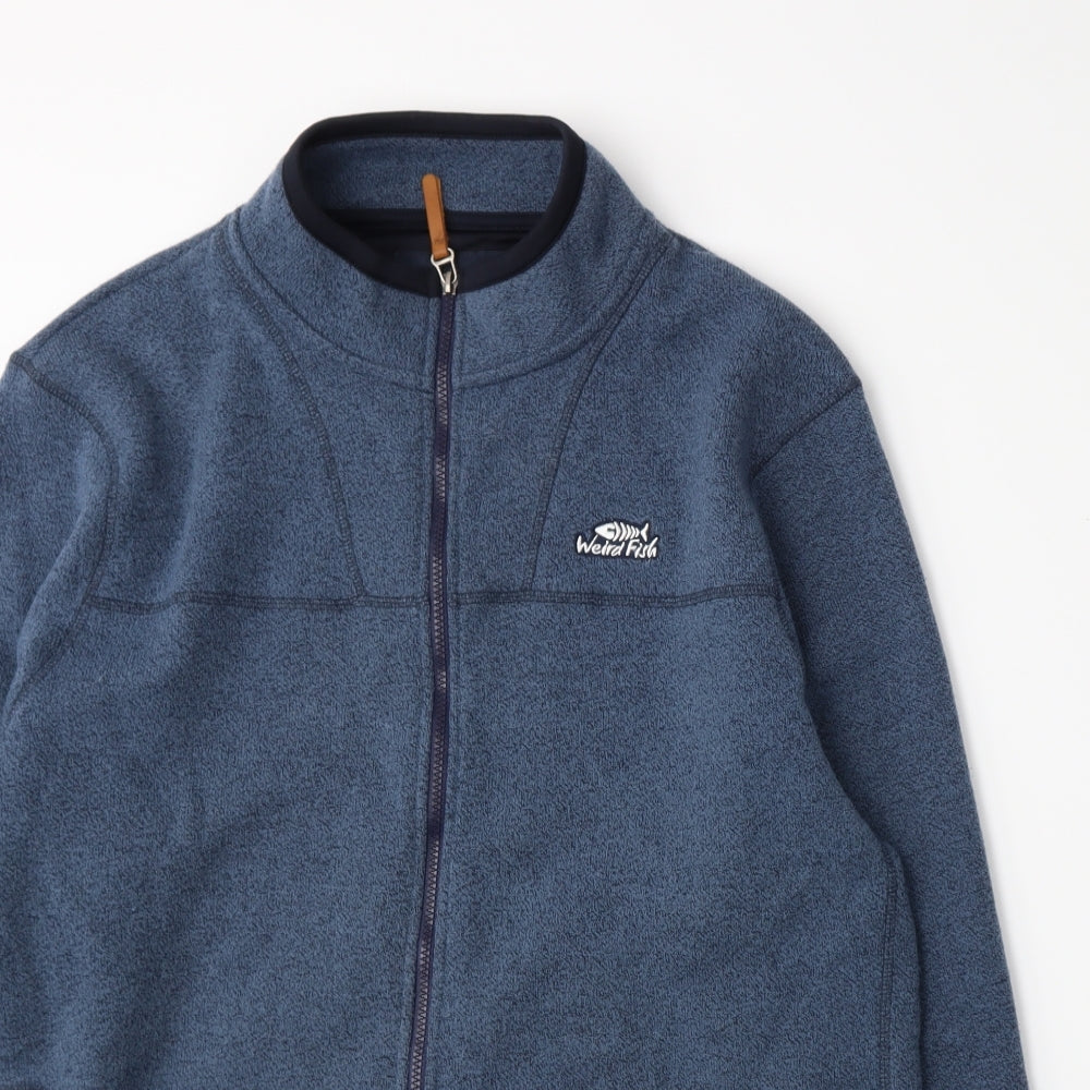 Weird Fish Womens Blue  Fleece Jacket  Size XL
