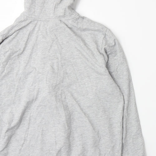Adore Womens Grey  Jersey Full Zip Hoodie Size M