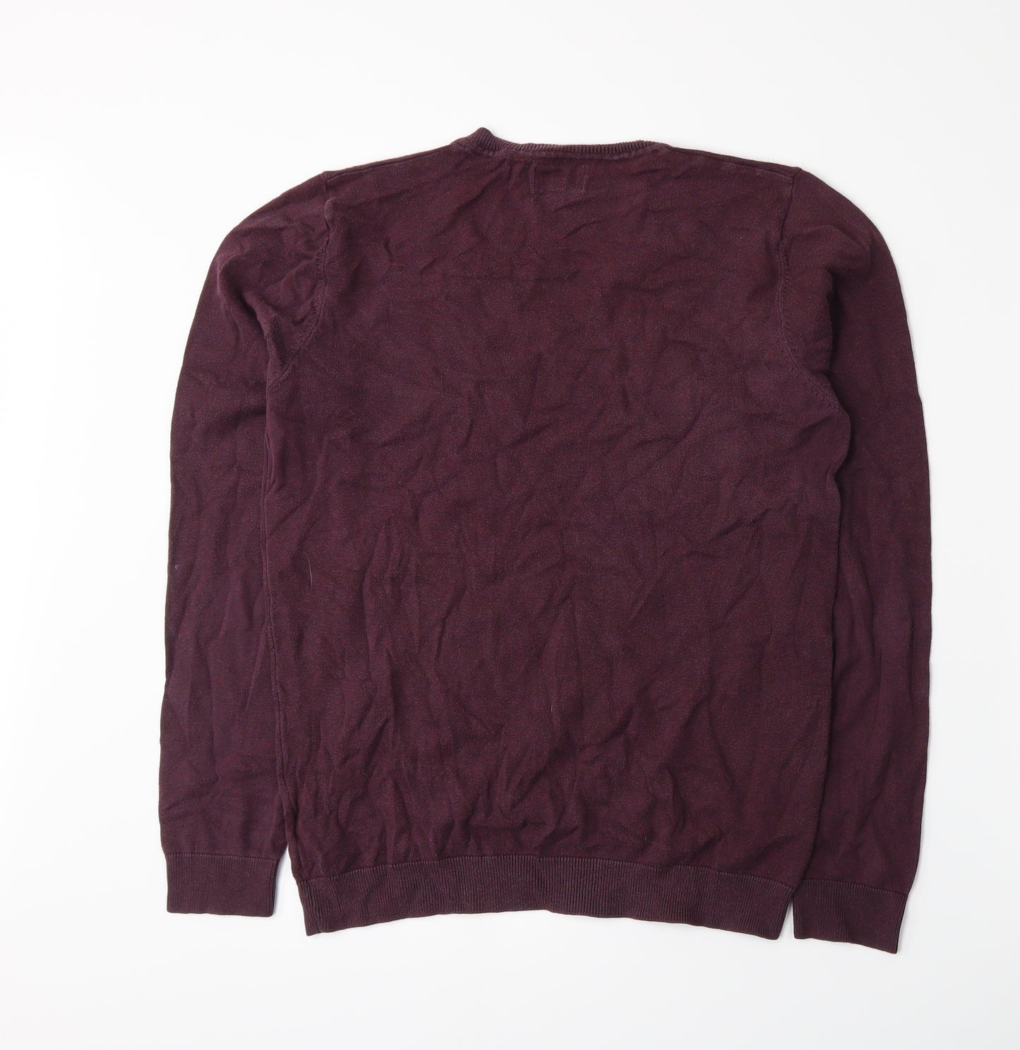 NEXT Mens Purple  Knit Pullover Jumper Size S