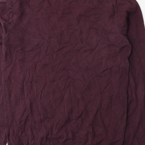 NEXT Mens Purple  Knit Pullover Jumper Size S