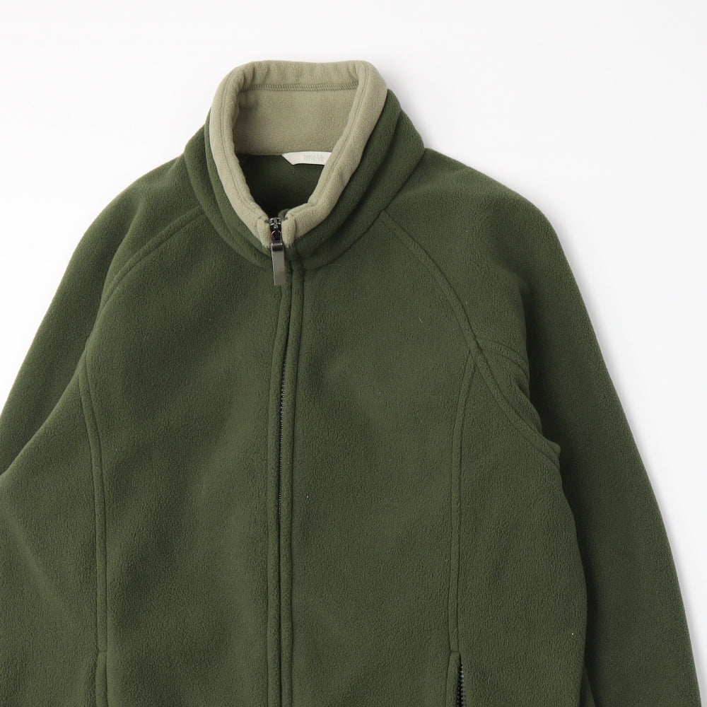 Marks and Spencer Womens Green  Fleece Jacket  Size 8