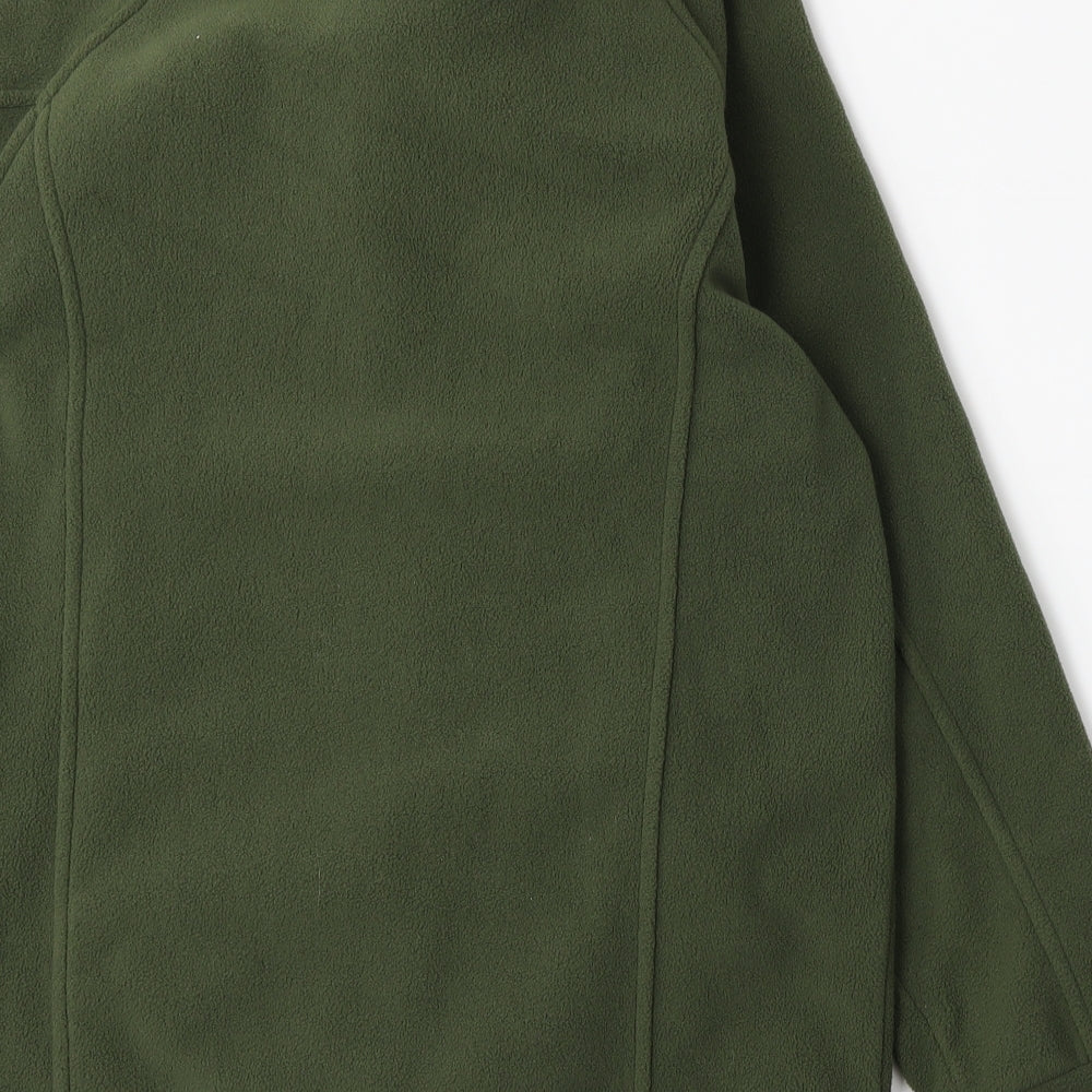 Marks and Spencer Womens Green  Fleece Jacket  Size 8