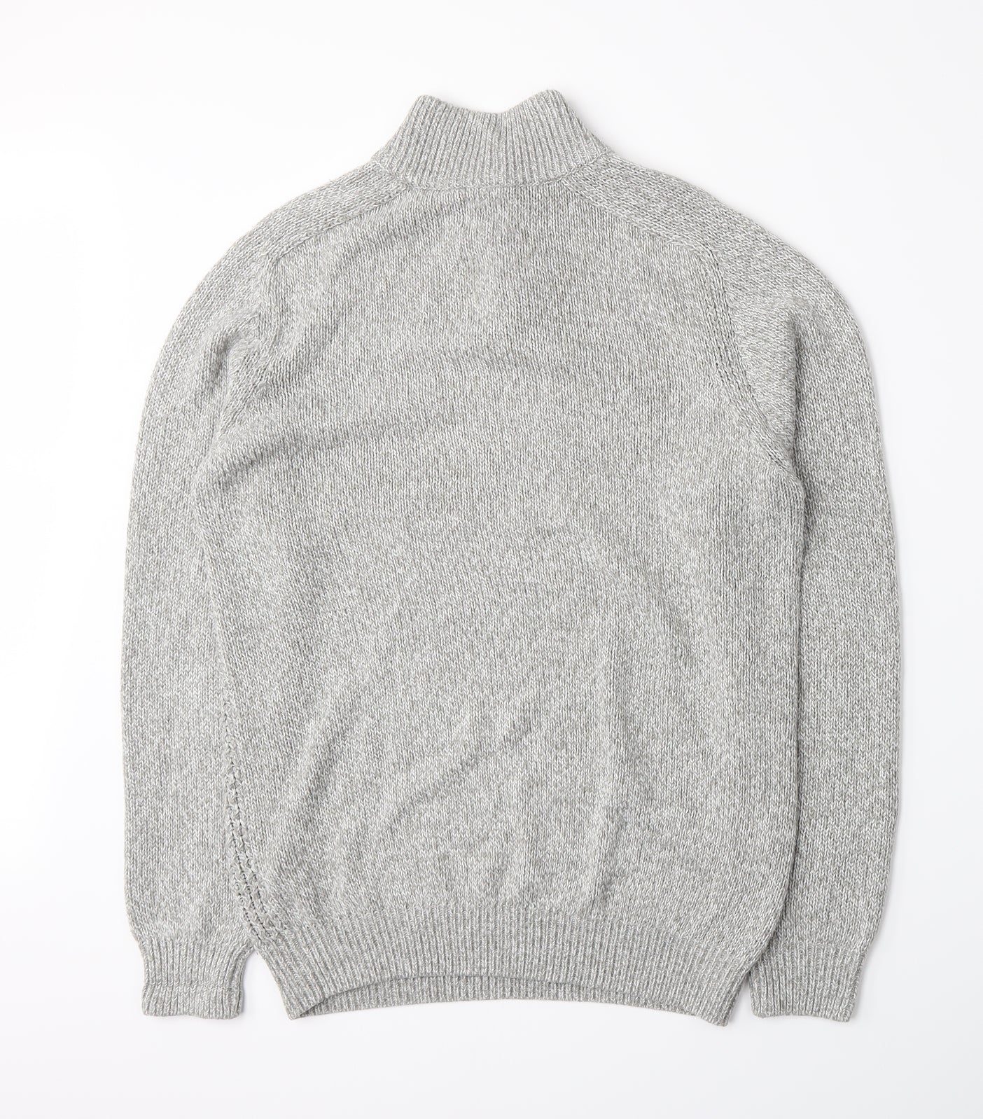Matalan Mens Grey  Knit Henley Jumper Size S