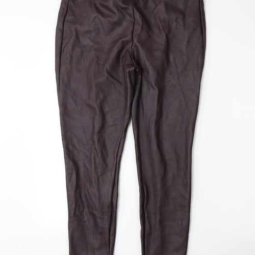 LOFT Womens Purple   Capri Trousers Size L L25 in