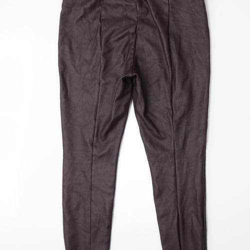 LOFT Womens Purple   Capri Trousers Size L L25 in