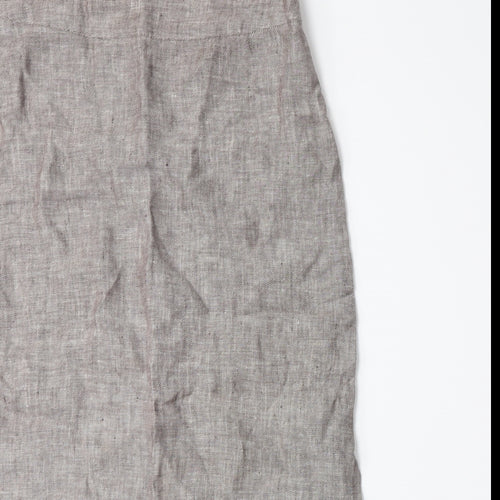 Racing Green Womens Beige   A-Line Skirt Size 12