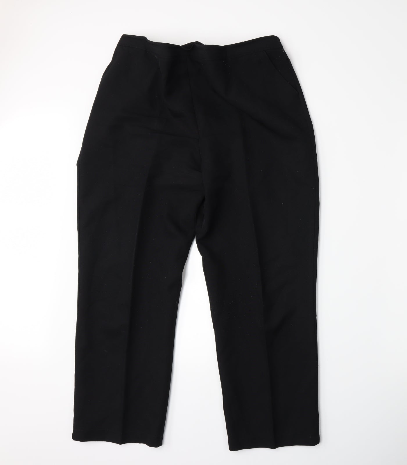Preworn Womens Black   Trousers  Size 20 L25 in