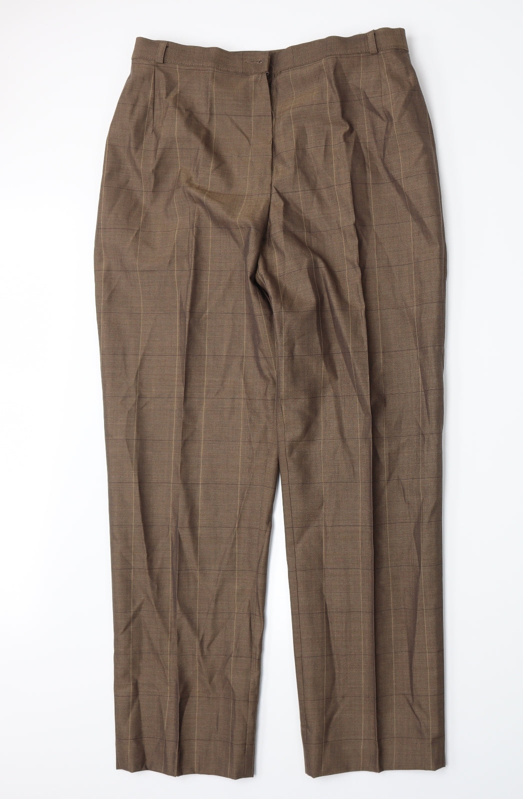 Marks and Spencer Womens Brown   Trousers  Size 14 L29 in