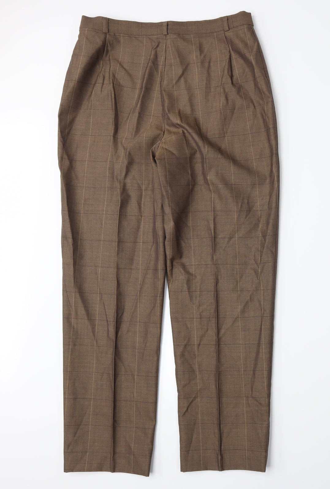 Marks and Spencer Womens Brown   Trousers  Size 14 L29 in