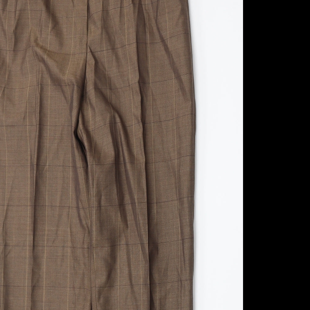 Marks and Spencer Womens Brown   Trousers  Size 14 L29 in