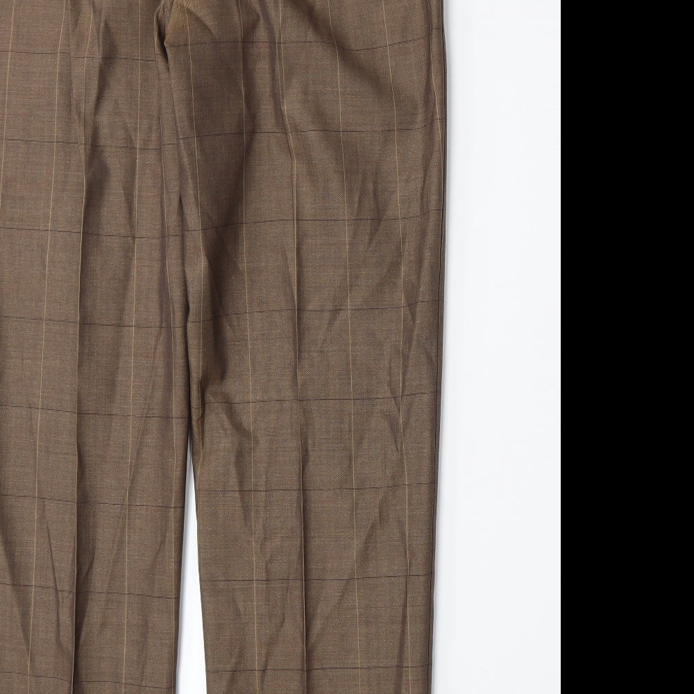 Marks and Spencer Womens Brown   Trousers  Size 14 L29 in