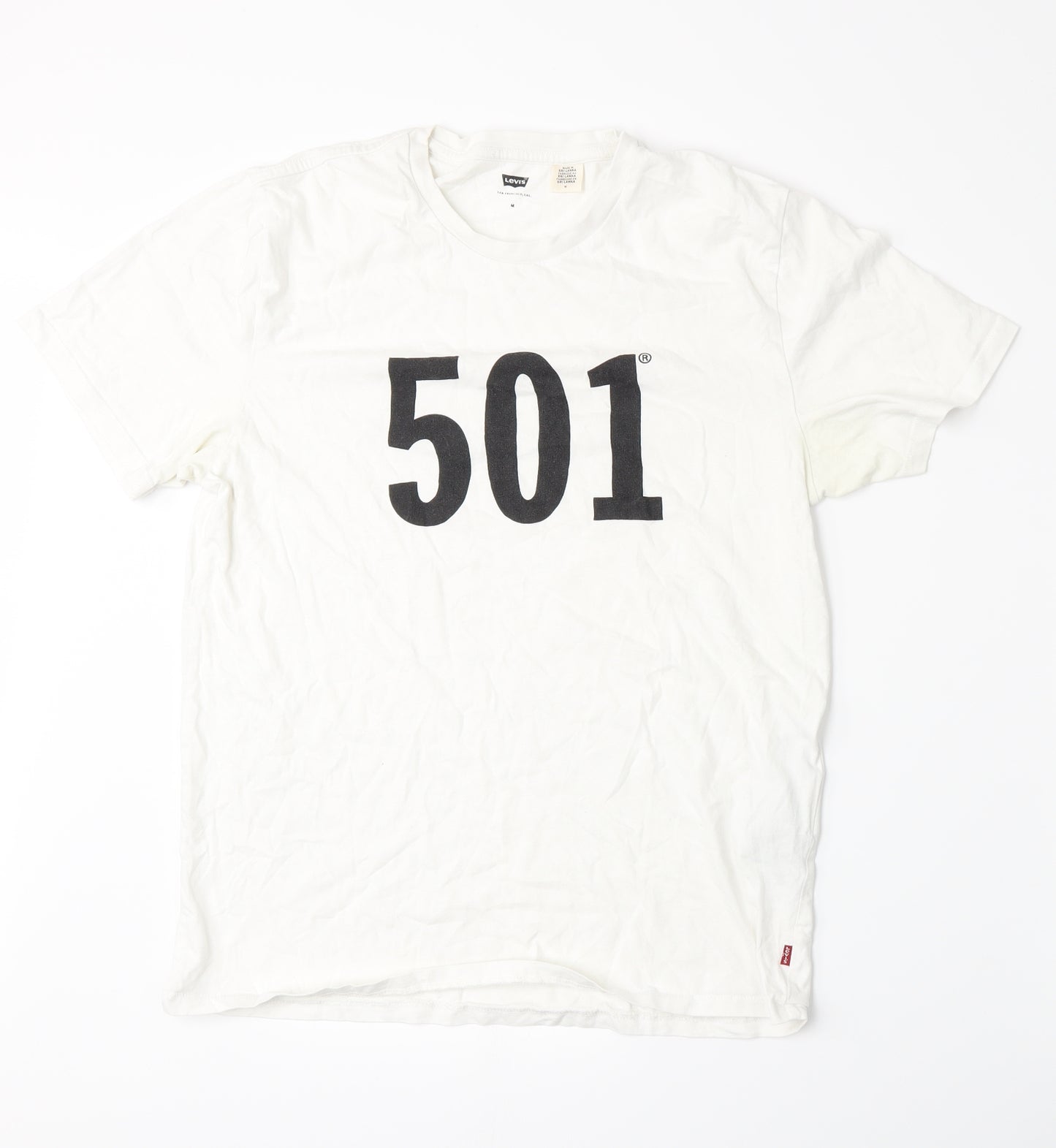 Levi's Mens White    T-Shirt Size M