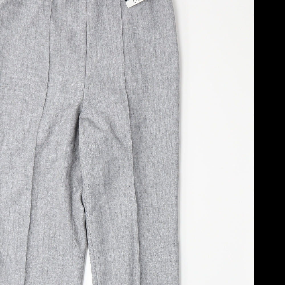 BM Womens Grey   Trousers  Size 12 L27 in