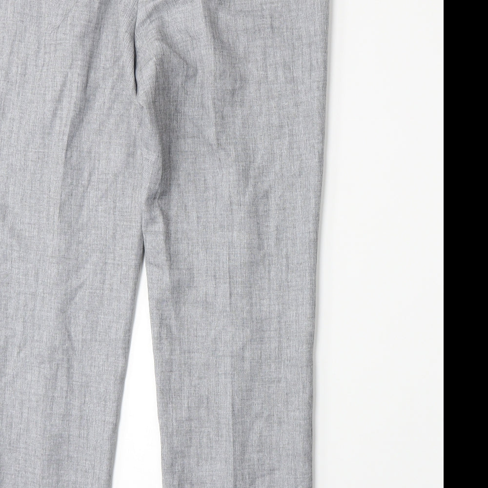 BM Womens Grey   Trousers  Size 12 L27 in