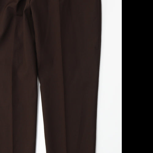 Preworn Womens Brown   Trousers  Size 16 L29 in