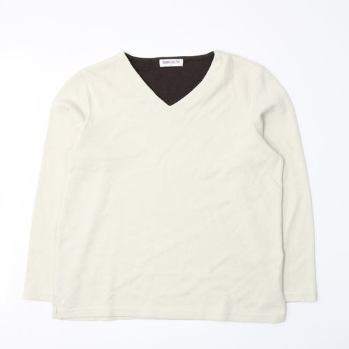 Bonmarché Womens Beige  Knit Pullover Jumper Size S