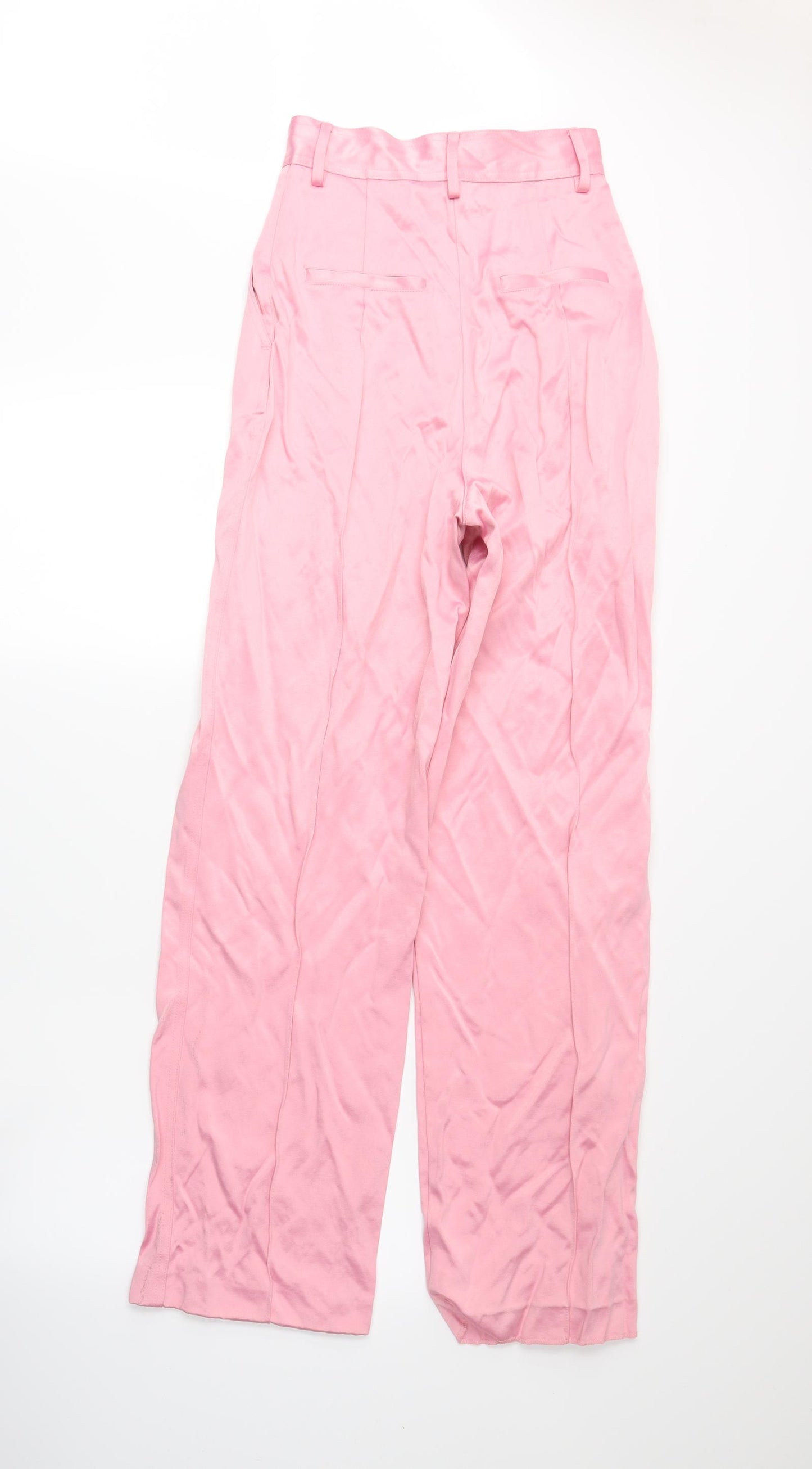 H&M Womens Pink   Trousers  Size 4 L28 in