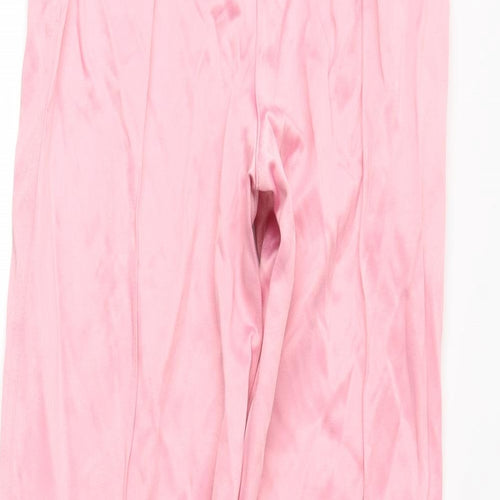 H&M Womens Pink   Trousers  Size 4 L28 in
