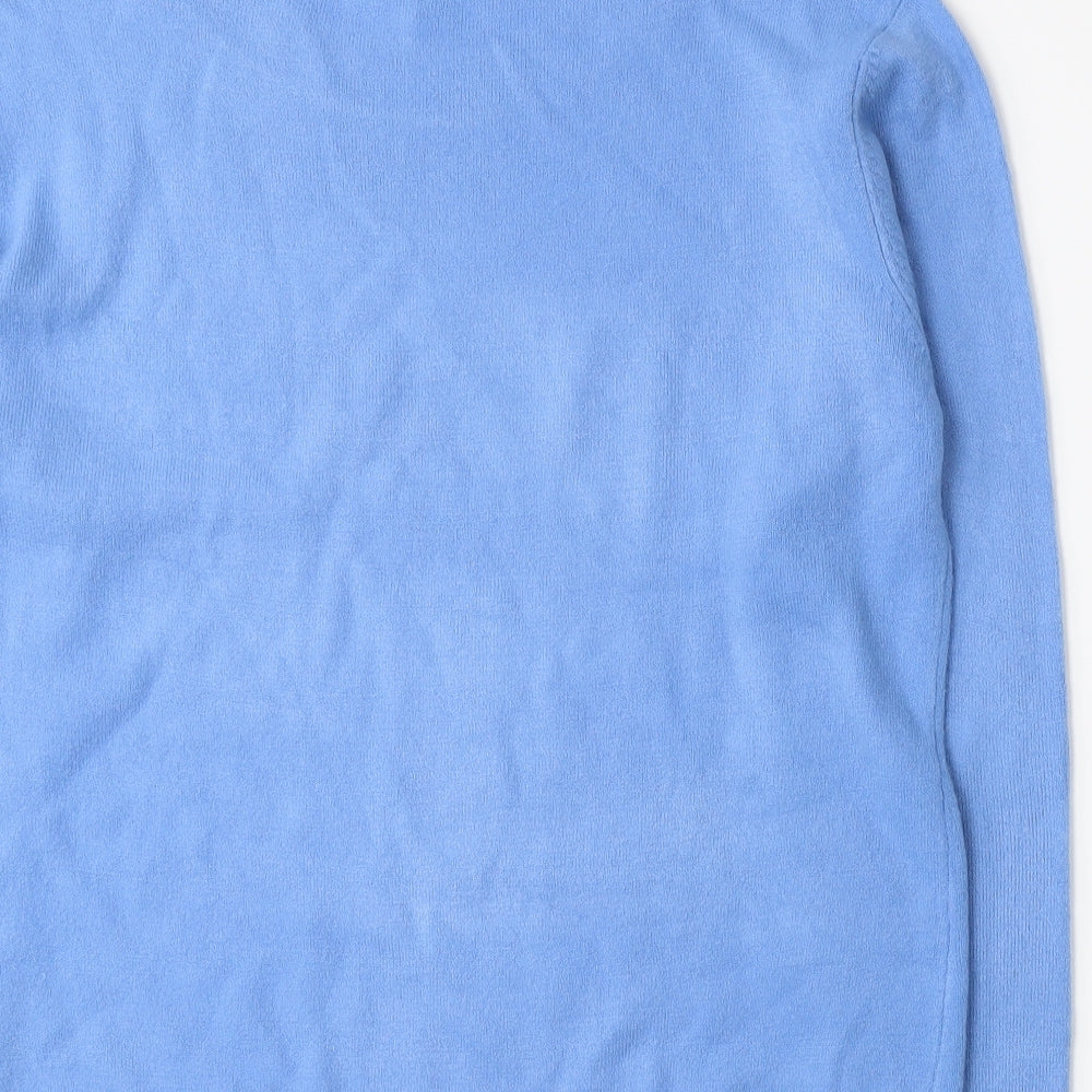 Preworn Womens Blue  Knit Pullover Jumper Size 14
