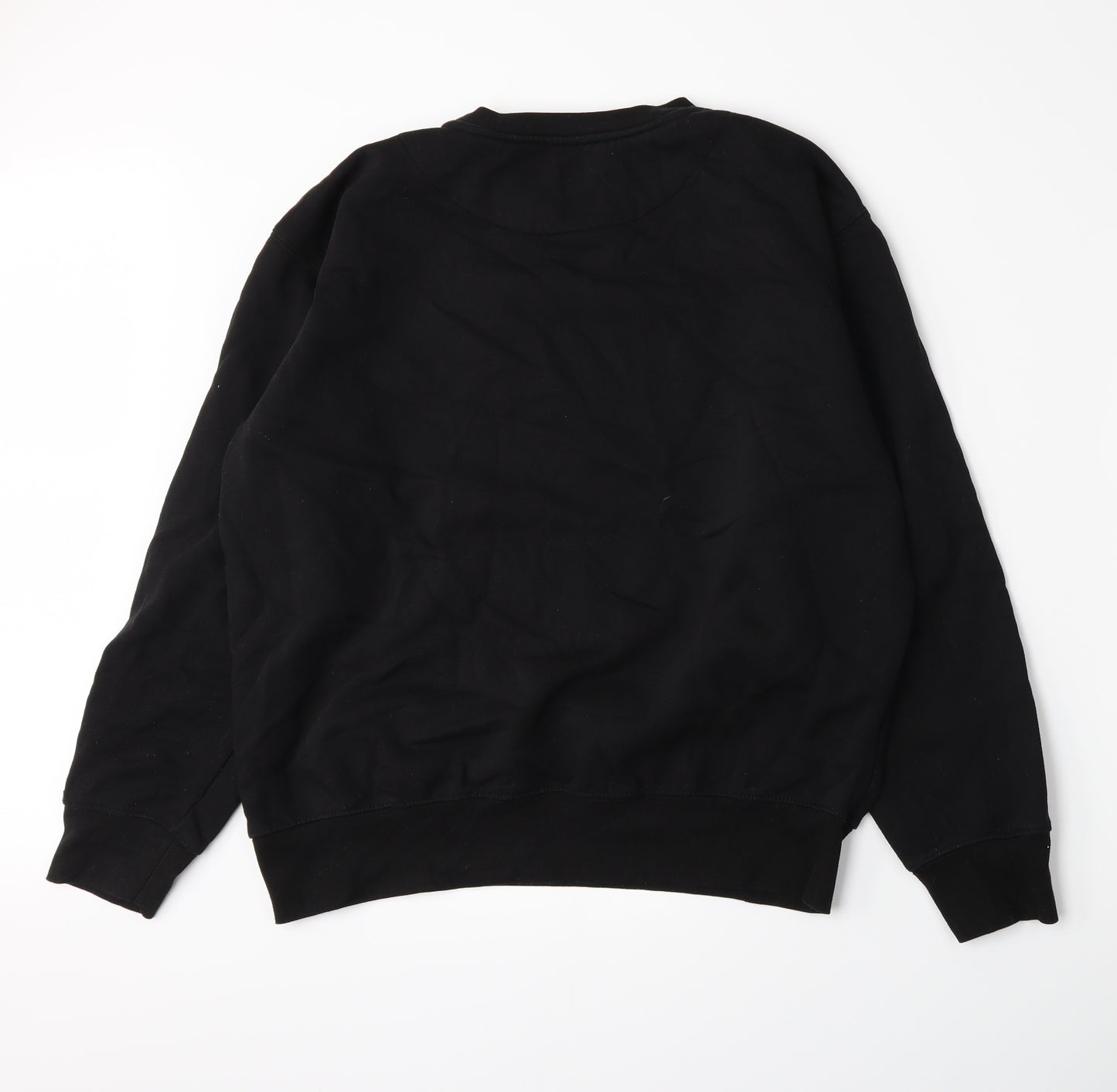 Hutson Harbour Mens Black   Pullover Sweatshirt Size M