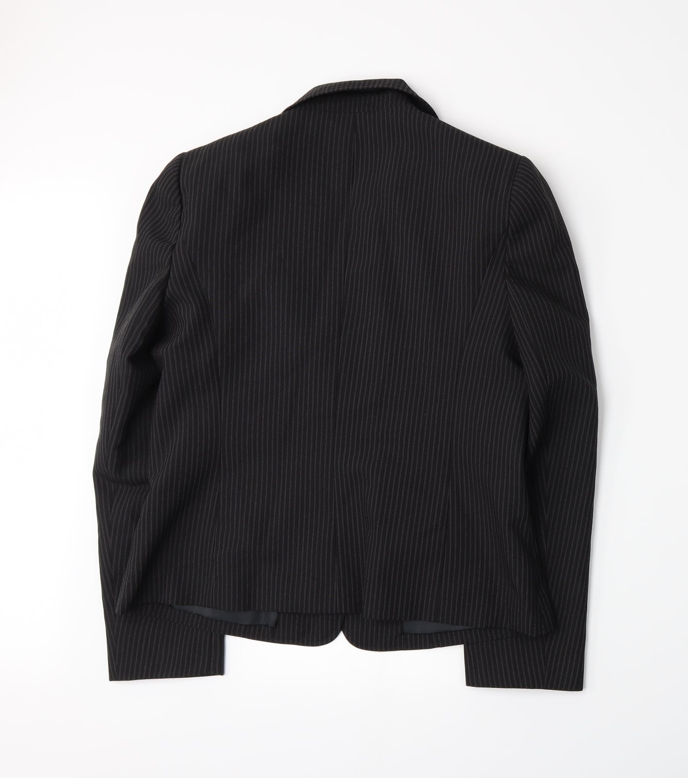 Papaya Womens Black Pinstripe  Jacket Suit Jacket Size 14