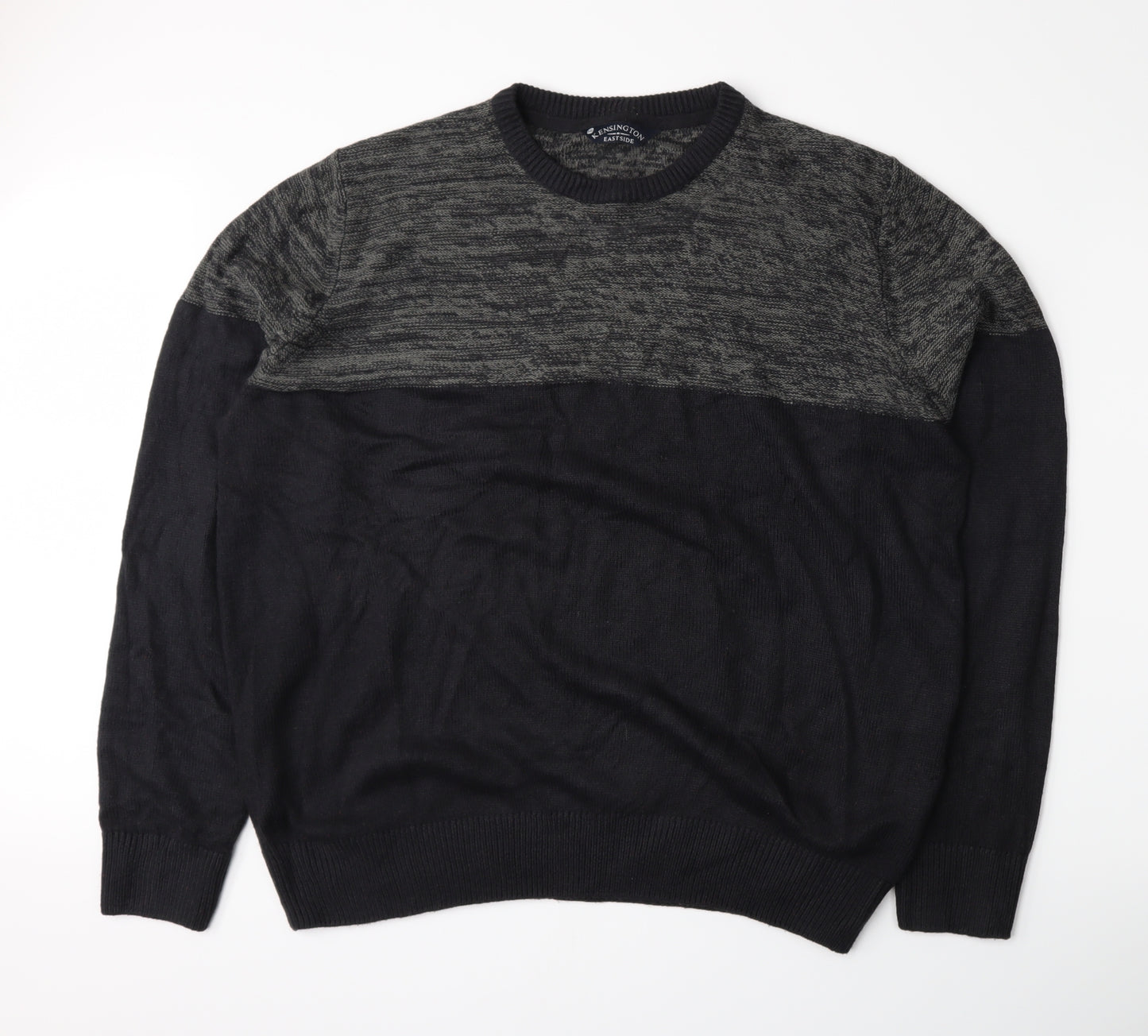 Kensington Mens Black   Pullover Jumper Size 2XL