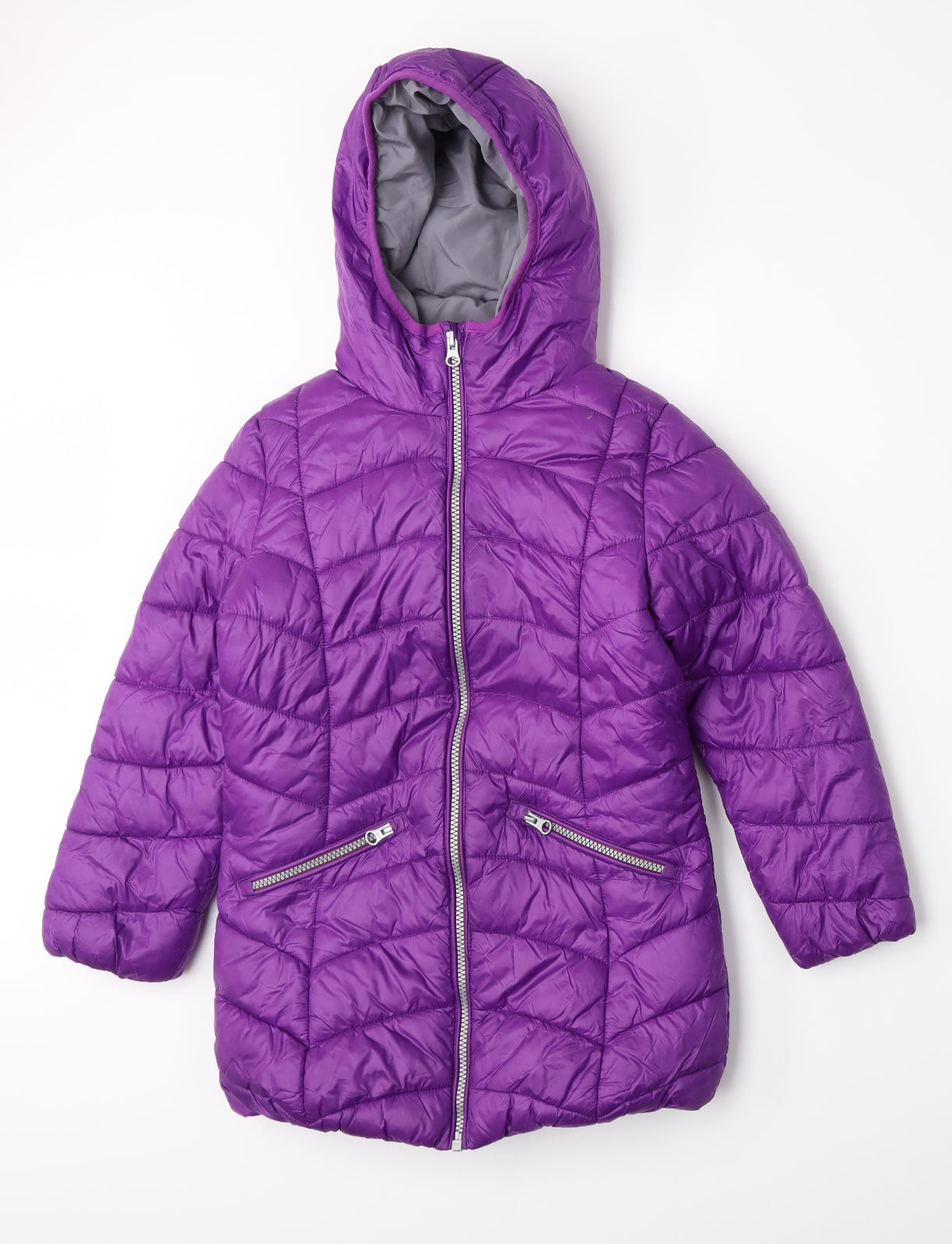 NEXT Girls Purple   Puffer Jacket Coat Size 8 Years