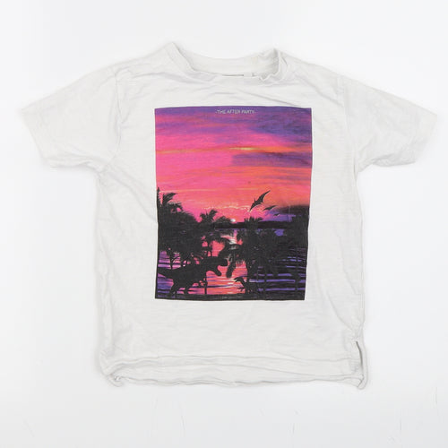 NEXT Boys White   Basic T-Shirt Size 5 Years
