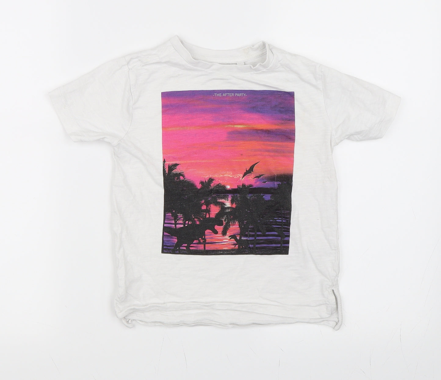 NEXT Boys White   Basic T-Shirt Size 5 Years