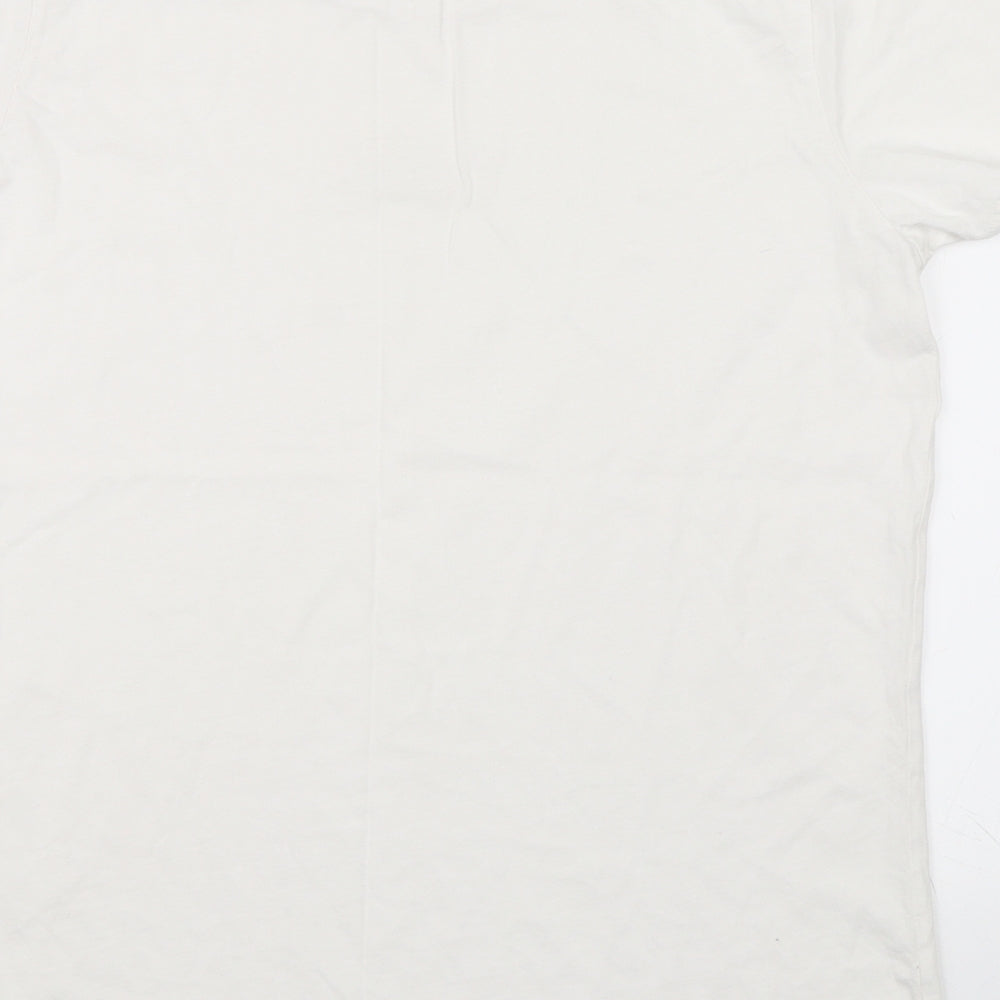 My Fc Womens White   Basic T-Shirt Size M  - Fcuk Plastic