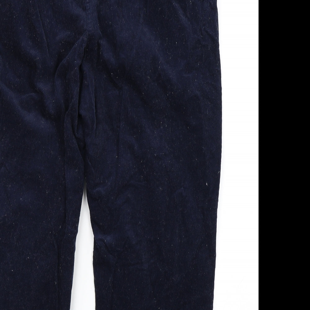 Isle Essentials Womens Blue   Cropped Trousers Size 20 L24 in