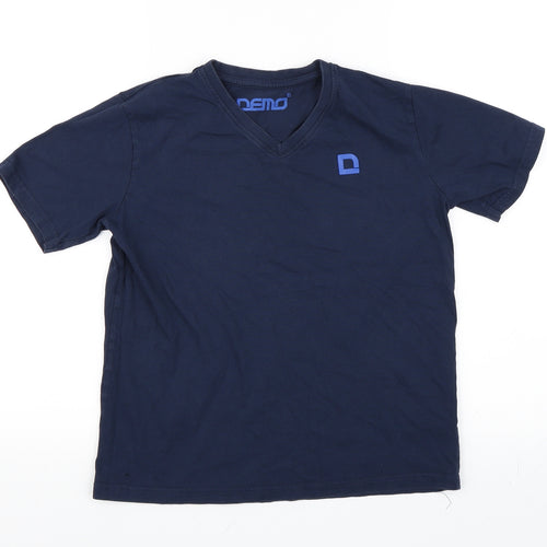 Demo Boys Blue   Basic T-Shirt Size 11-12 Years