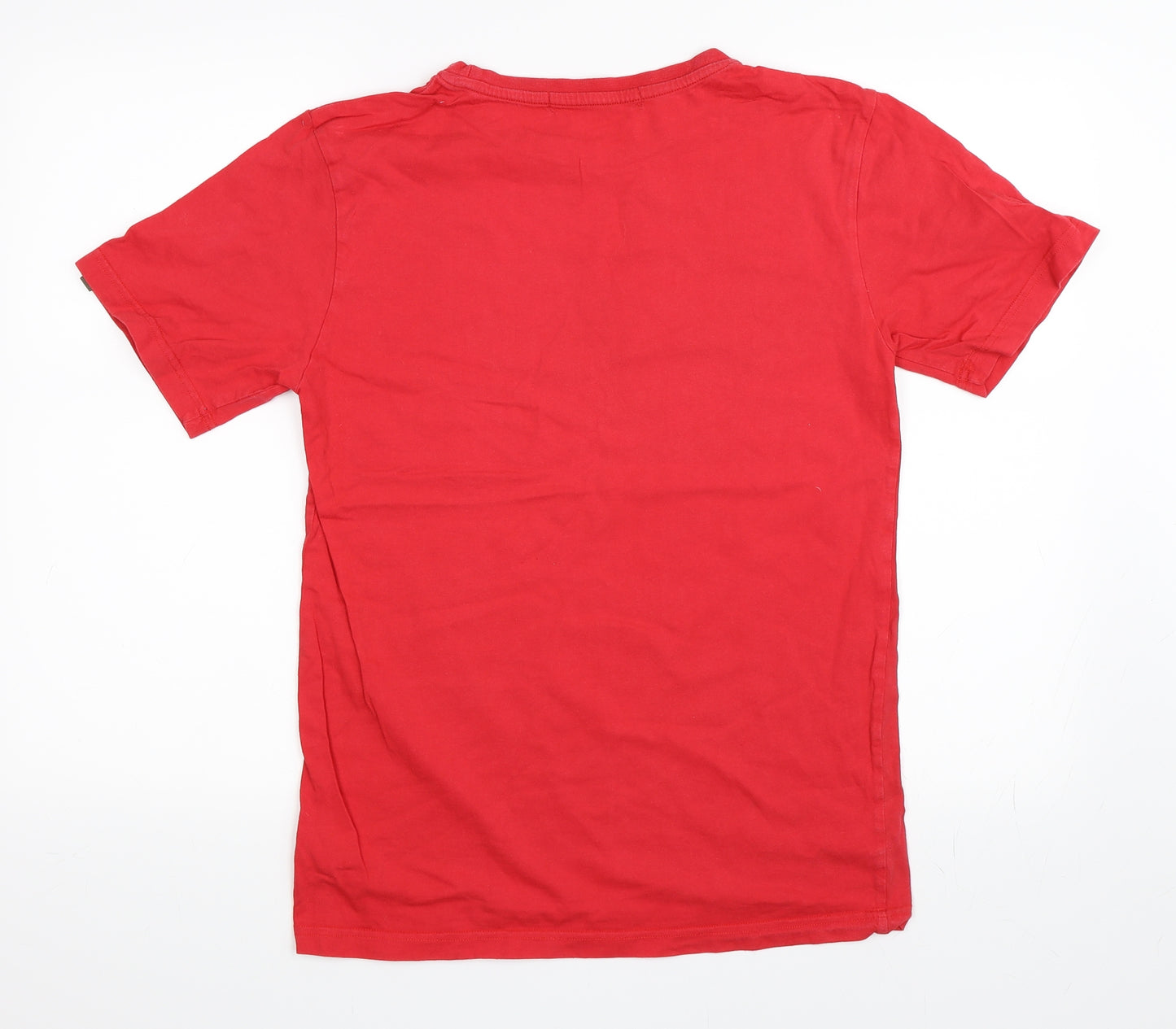 Moon Climbing Mens Red    T-Shirt Size M