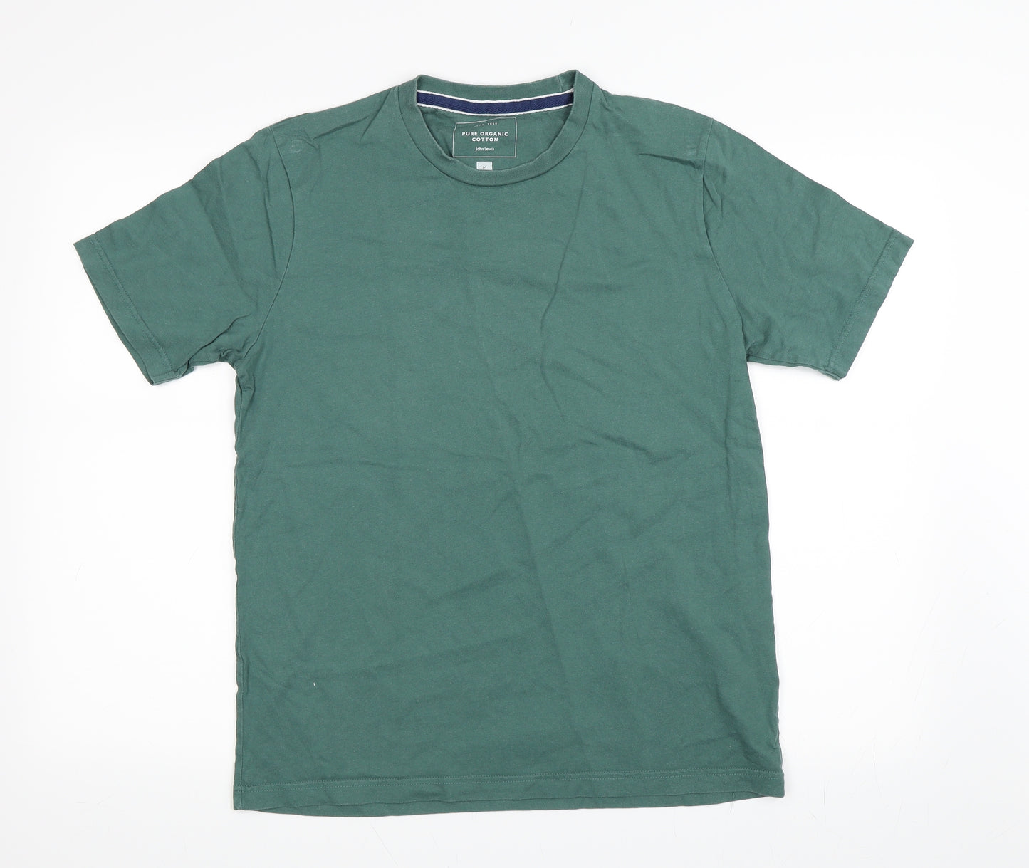 John Lewis Mens Green    T-Shirt Size M