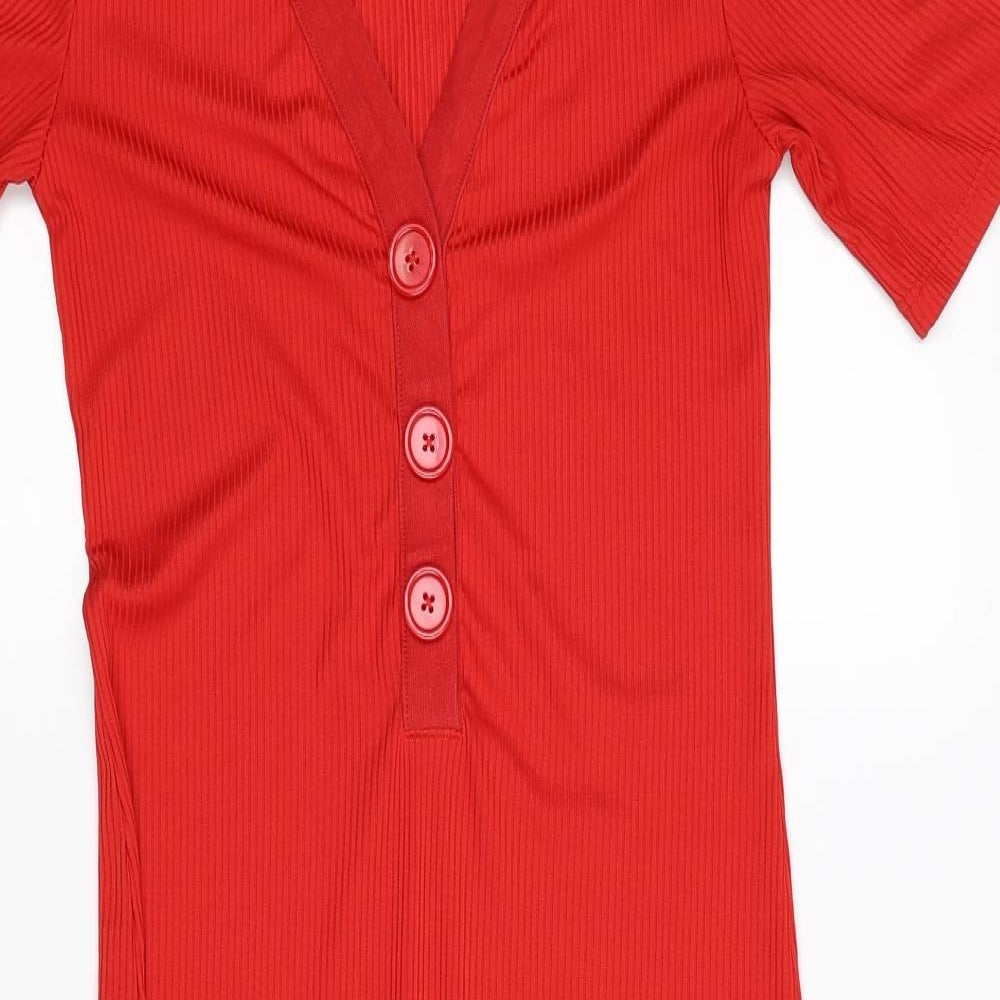 Zara Womens Red   Bodycon  Size M