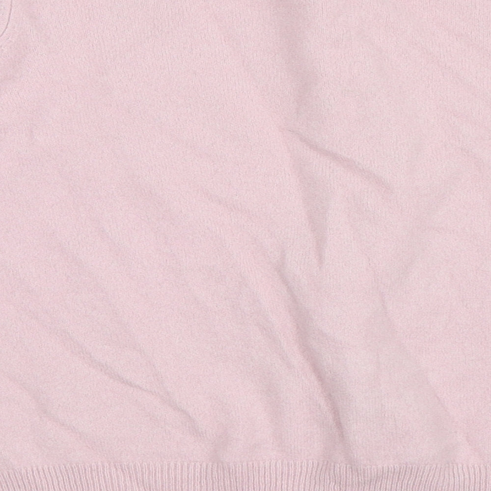 Marks and Spencer Womens Pink   Cardigan Jumper Size 18