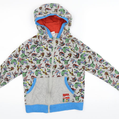 TU Boys Multicoloured   Full Zip Hoodie Size 10 Years  - Marvel Avengers