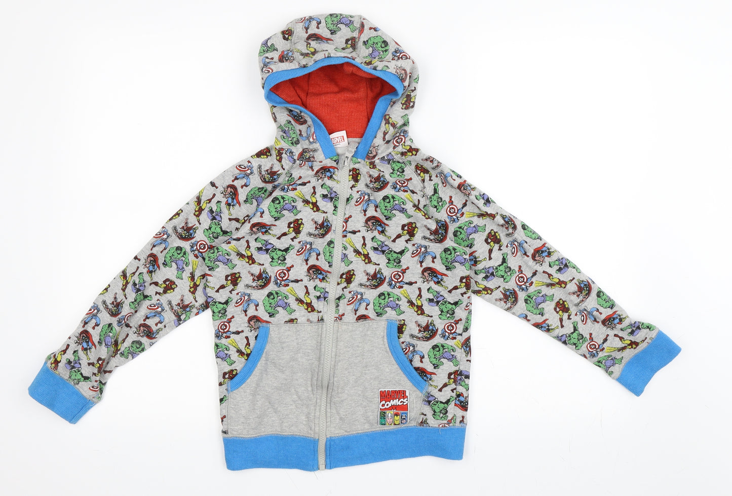 TU Boys Multicoloured   Full Zip Hoodie Size 10 Years  - Marvel Avengers