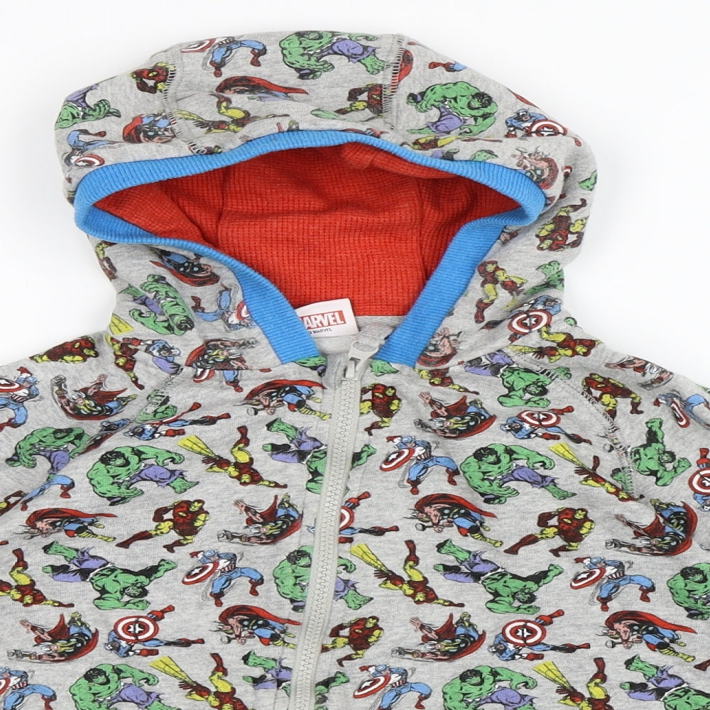 TU Boys Multicoloured   Full Zip Hoodie Size 10 Years  - Marvel Avengers