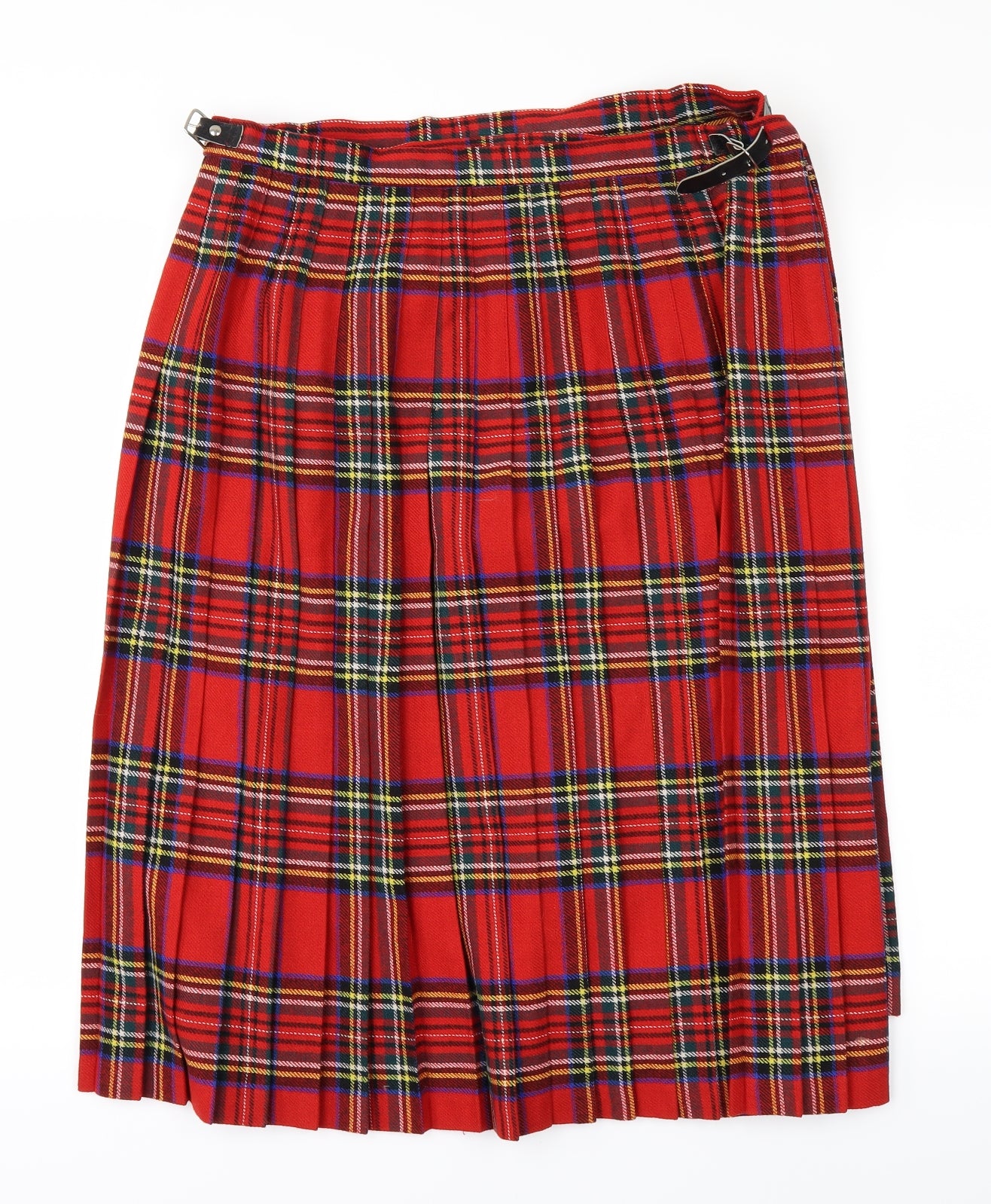 Borderglen Womens Red   Pleated Skirt Size 20