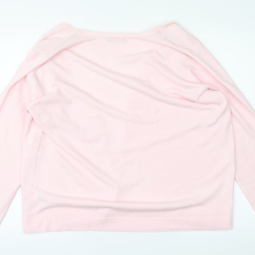 BM Womens Pink   Cardigan Jumper Size L