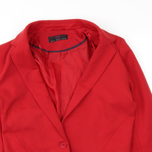 New Look Womens Red   Jacket  Size 12
