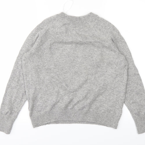 H&M Womens Grey   Pullover Jumper Size XS