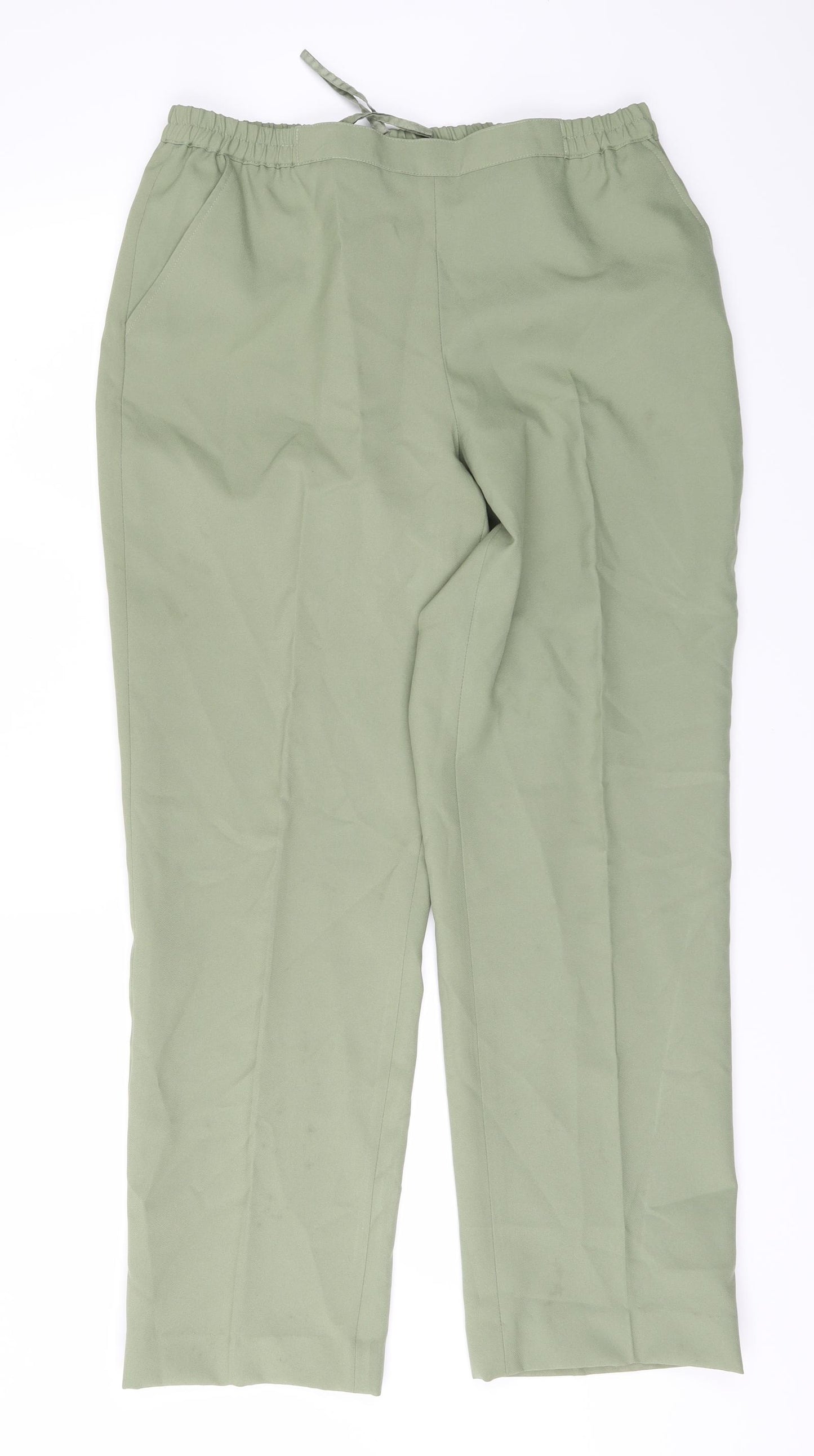 Preworn Womens Green   Trousers  Size 14 L27 in